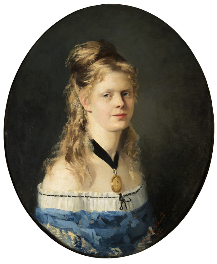 阿曼达·西德瓦尔(Amanda Sidvall)画作-画家米娜·卡尔森·布雷德伯格