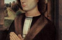 汉斯·梅姆林（Hans Memling，1430 – 1494 年，德国画家）作品-贝内代托·波尔蒂纳里的肖像
