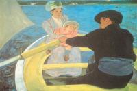 前100幅世界名画（七十八）-《舟游》作品-美国