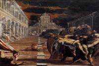 前1000幅世界名画-“盗窃圣马克尸体” Tintoretto (Jacopo Comin) - 布面油画 - 398 x 315 cm