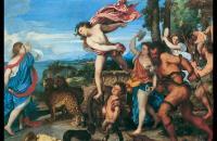 前100幅世界名画（三十四）-提香・韦切利奥《酒神与阿里阿德涅》