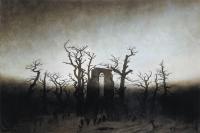 前500幅世界名画）-《奥克伍德修道院》 Caspar David Friedrich - 布面油画 - 110 x 171 cm
