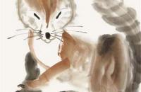 狐狸的国画画法