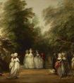庚斯博罗的《圣詹姆斯公园的林荫大道》作品