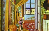 亨利·马蒂斯（Henri Matisse）（1869-1954）-《内政部与留声机》油画作品