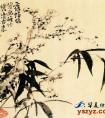 李蝉《花卉山水图》 李蝉国画作品-清