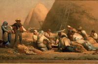 尚·弗朗索瓦·米勒（法语：Jean-François Millet）-收割机休息