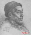 素描老年头像写生―素描教程 1