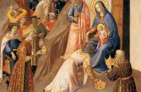 弗拉·安杰利科（Fra Angelico，意大利，1400-1455）作品-魔法师的崇拜