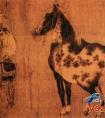 《调马图》赵国画作品（五代）