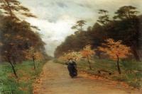 前1000幅世界名画-《索科尔尼克的秋日》，列维坦