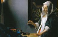 约翰内斯·维米尔：拿着天平的女人作品欣赏