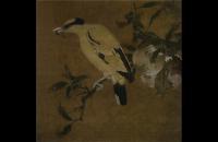 无款 榴枝黄鸟图页 南宋