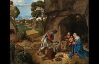前500幅世界名画-乔尔乔内的《牧羊人的崇拜》作品