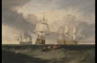 约瑟夫·马洛德·威廉·特纳（Joseph Mallord William Turner）-从特拉法加（Trafalgar）回来的胜利油画