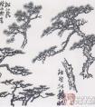 国画山水画树法：松树、柳树画法
