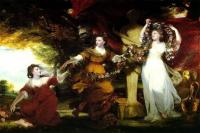 前1000幅世界名画-《三美神》雷诺兹 英国