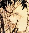 原济《梅竹图》 原济国画作品-清
