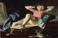 前500幅世界名画-《有猫的女孩》 巴尔蒂斯 (Balthasar Klossowski) - 88 x 78 厘米