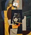 毕加索《玩纸牌的人》作品- 西班牙
