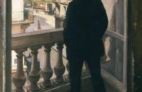 前500幅世界名画-古斯塔夫·卡耶博特《 窗边的男人》