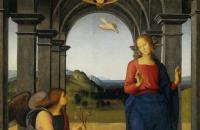 彼得罗·佩鲁吉诺（Pietro Perugino，意大利）-玛丽的报喜