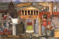 前500幅世界名画-“我的裙子挂在那里” Frida Kahlo - 油 - 46 x 55 cm