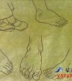 中国画工笔人物脚的画法