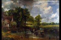 前500幅世界名画-约翰・康斯太勃尔《甘草车》