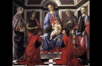 桑德罗·波提切利（Sandro Botticelli，意大利画家，1445-1510）作品-–麦当娜与六圣童