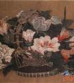 李嵩国画作品《花篮图》(南宋)