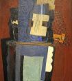 毕加索《在壁炉架上的吉他和单簧管》作品- 西班牙