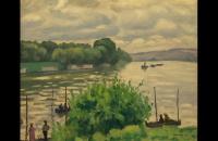 阿尔伯特·马奎特作品《塞纳河上的特里尔》欣赏