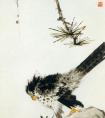 江寒汀的《松鹰》作品
