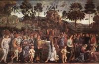 彼得罗·佩鲁吉诺（Pietro Perugino，意大利）-摩西的埃及之旅