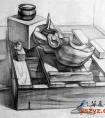 结构素描（静物）画法步骤九