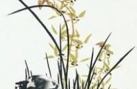 国画兰花画法示范