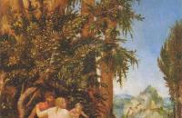 阿尔布雷希特·阿尔特多夫(Albrecht Altdorfer)作品-Satyrfamilie景观