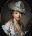 格勒兹的《带白帽的年轻女子》作品