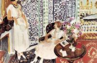 亨利·马蒂斯（Henri Matisse）-摩尔屏幕1921 作品欣赏