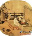 苏汉臣《妆靓仕女图》国画（北宋）