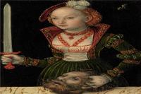 老卢卡斯·克拉纳赫（Lucas Cranach the Elder）作品-《朱迪思和霍洛弗内斯》