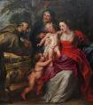 鲁本斯《圣家庭有圣法兰西斯和安妮和婴儿时圣施洗约翰》作品-