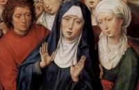 汉斯·梅姆林（Hans Memling，1430 – 1494 年，德国画家）作品-格拉纳达双联画，右翼，圣女和圣约翰