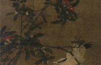 吕纪 榴花黄鹂图轴 明作品欣赏