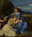 提香的《圣母子和圣者们》作品