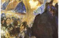 奥古斯特雷诺阿作品《第一次出门》