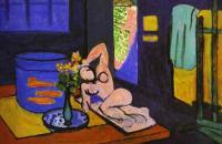 亨利·马蒂斯（Henri Matisse）-1914年室内红色鱼 作品欣赏