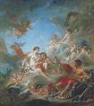 布歇的《伏尔肯为爱尼亚士向维纳斯展示武力》作品-法国