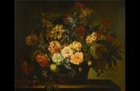 让-巴蒂斯特·蒙诺耶（JEAN-BAPTISTE MONNOYER，法国巴洛克时期画家，1636-1699年）-花静物作品欣赏